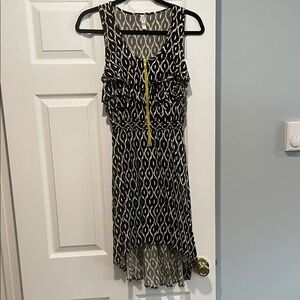 Xhaliration High Low Dress with zipper accent